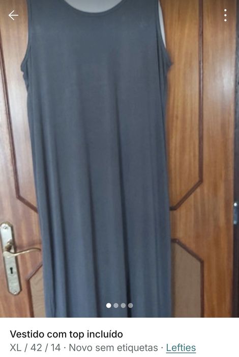 Vestido comprido com top venda separada
