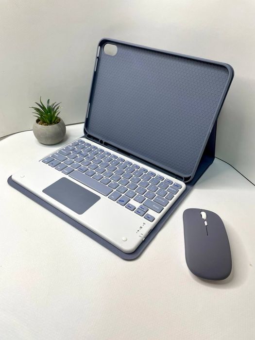 Шкіряний чохол з клавіатурою та мишкою для iPad 9 10 10.2 10.9 12.9 11