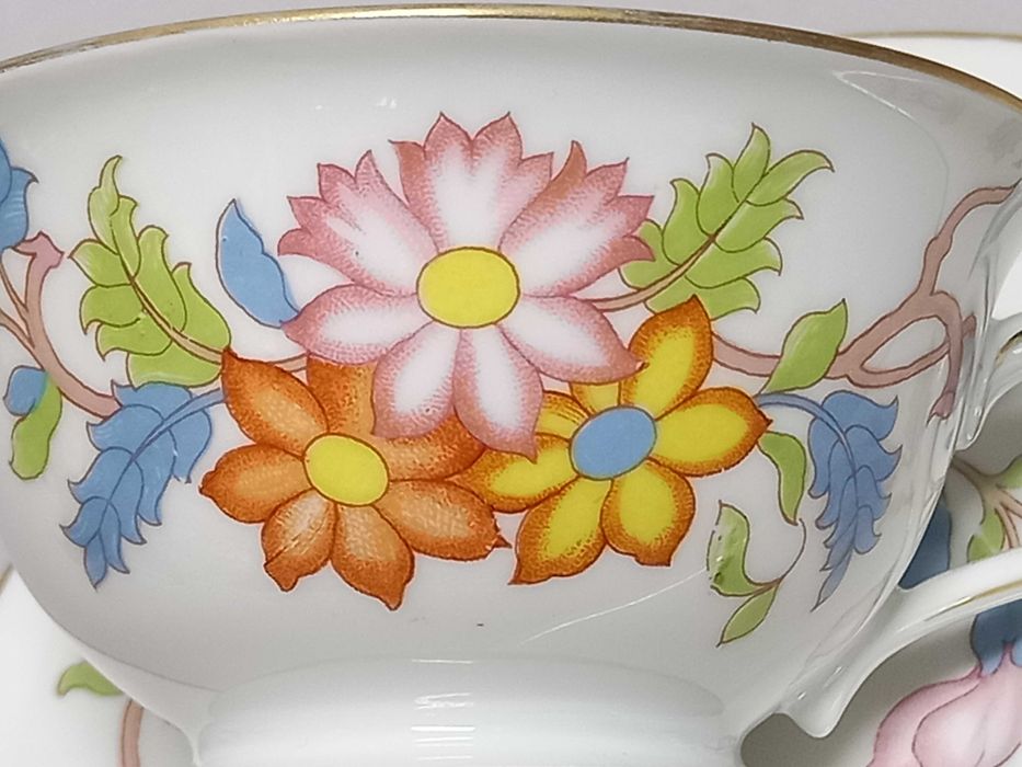Herbaciana filiżanka, Rosenthal art-deco