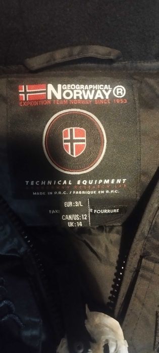 Damska kurtka zimowa Geographical Norway