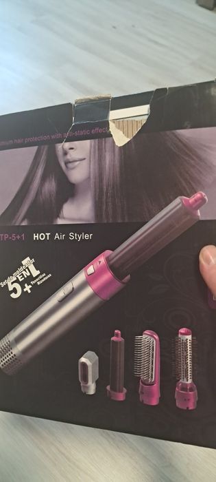Фен-стайлер Hot Air Styler 5в1 5 насадок для сушки и укладки волос