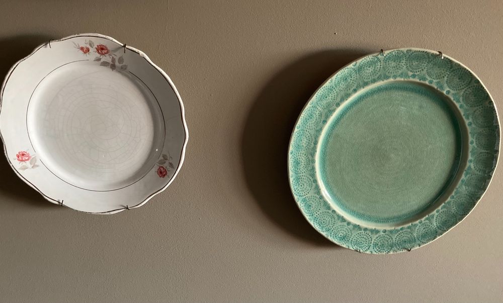 Pratos antigos decoração