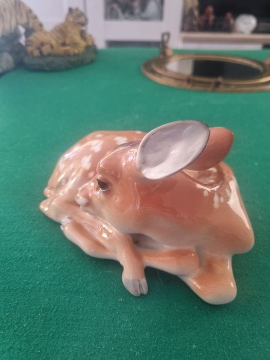 Porcelana Łomonosow/sarenka,jelonek