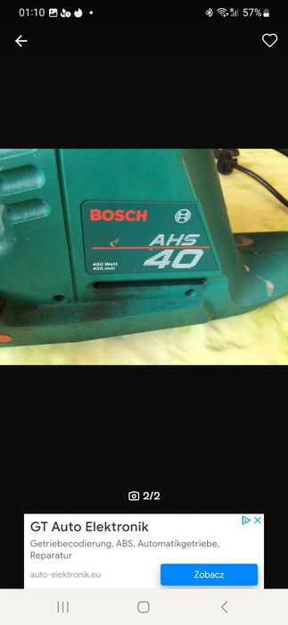 Elektryczne nożyce do żywopłotu BOSCH