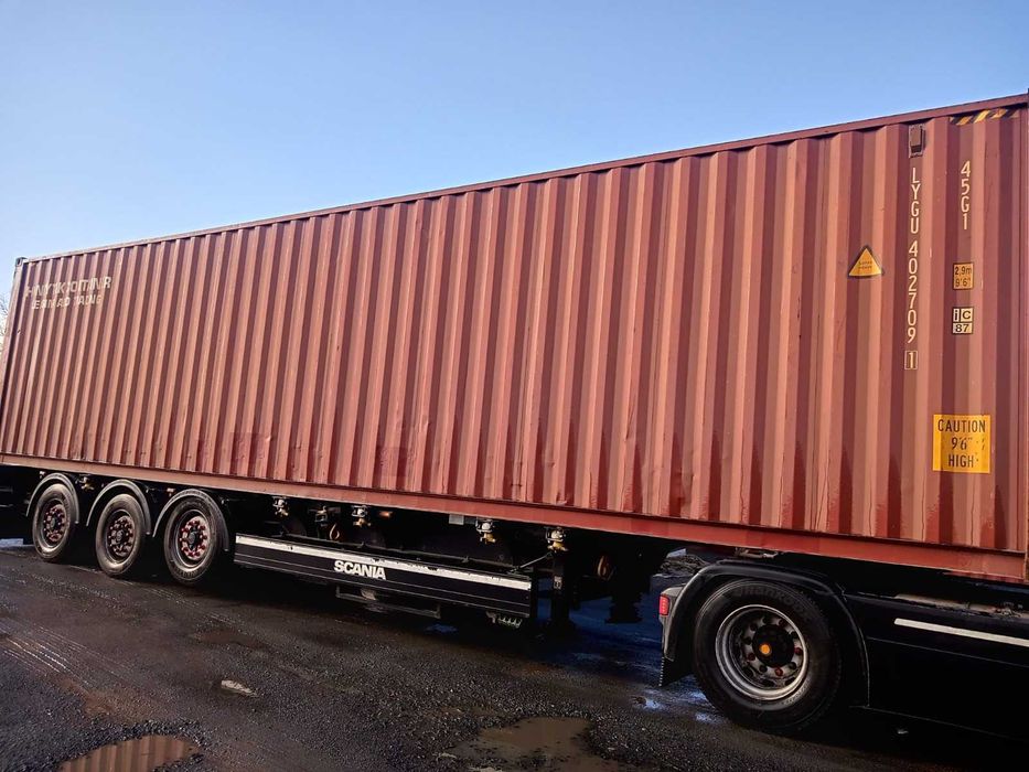 Kontener morski magazynowy 40 DV/HC 12 metrowy, używany