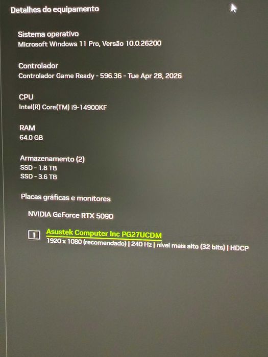 PC gaming de alta performance com ou sem monitor