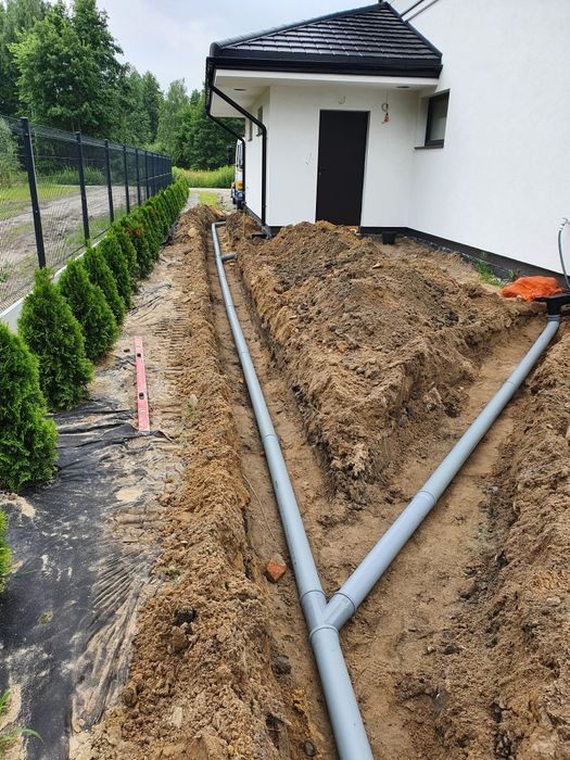 Usługi Minikoparką Młot koparka Warszawa Józefów Wawer Wesoła Marki