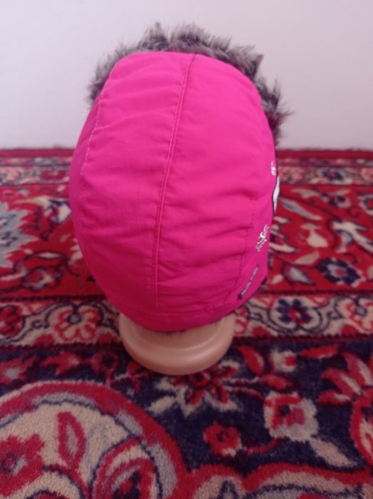 Шапка вушанка для дівчинки