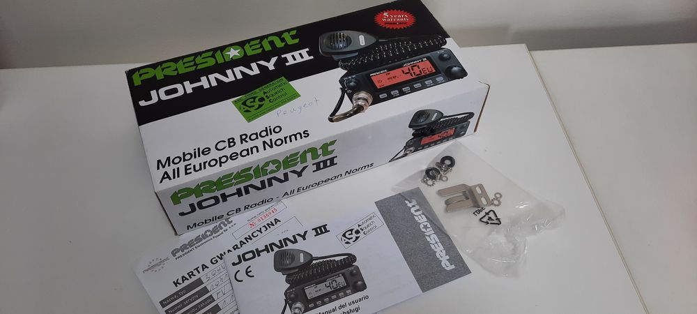 CB radio President JOHNNY III 3 antena Misourii