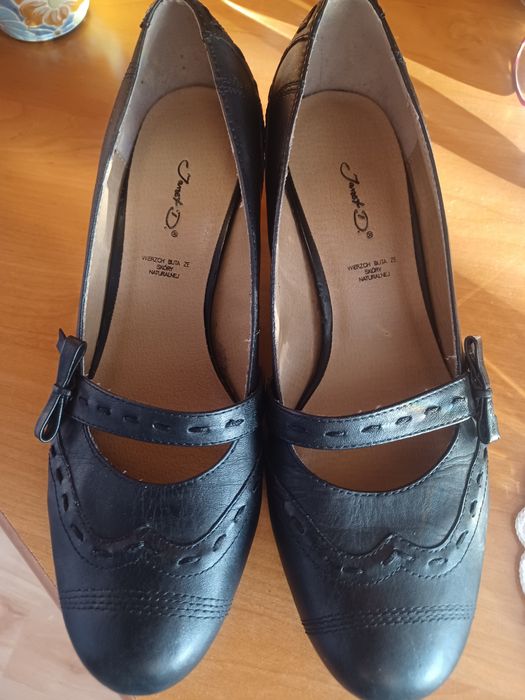 Buty damskie skórzane
