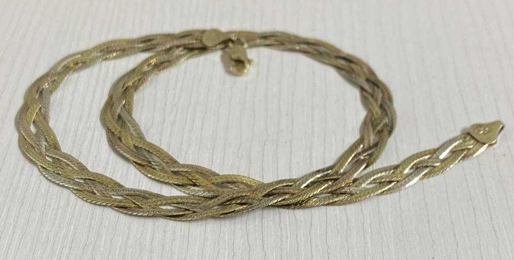 Вінтажний срібний ланцюжок (коса)