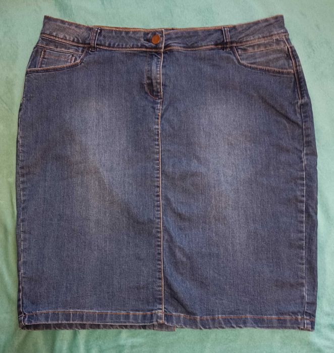 Юбка джинсовая Burton, Dorothy Perkins, Debenhams р.52-54 UK.22