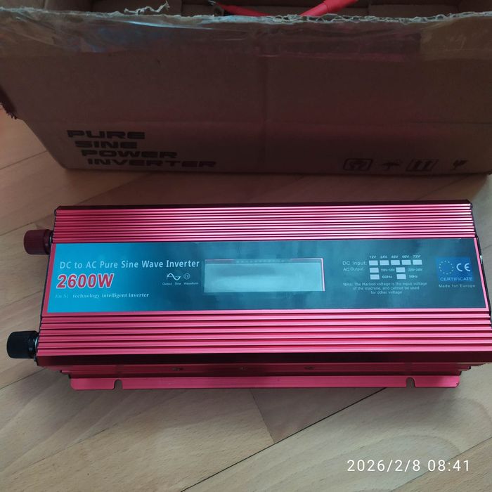 Інвертор Новий 12v - 220v Jin Si 2600w 2200 3000