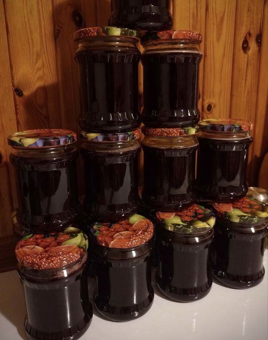 Domowy syrop sok malinowy w sloikach 900 ml