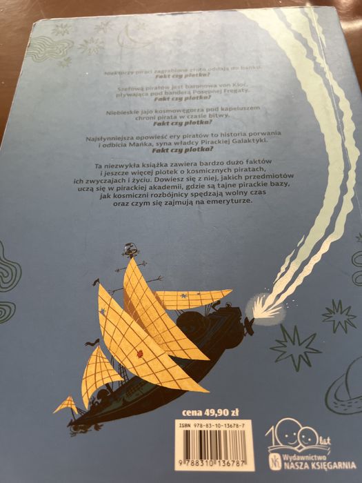 Ksiazka dla dzieci Fakty i plotki o kosmicznych piratach