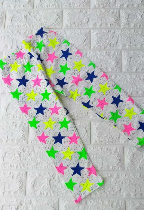 Яркие стильные лосины для девочки