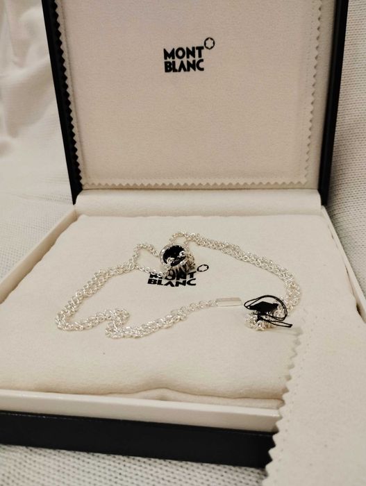 MONT BLANC - Colar e Pulseira em PRATA 925
