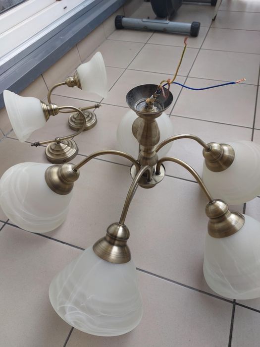 Komplet lampy sufitowej