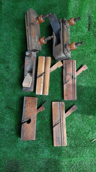 Zastaw starych strugów, hebli sprawnych i stylowych