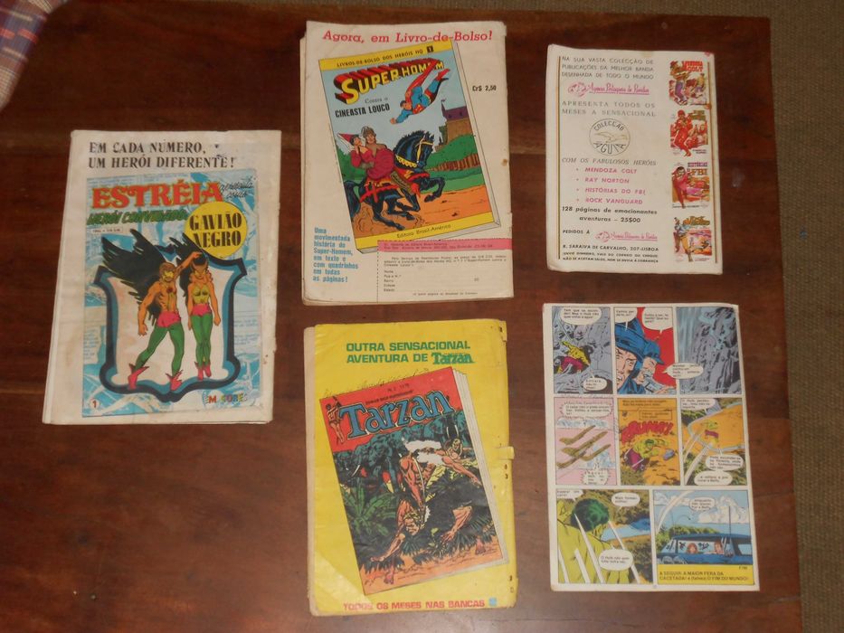 Revistas antigas Batman, Homem aranha, Hulk, Sargento Tigre etc