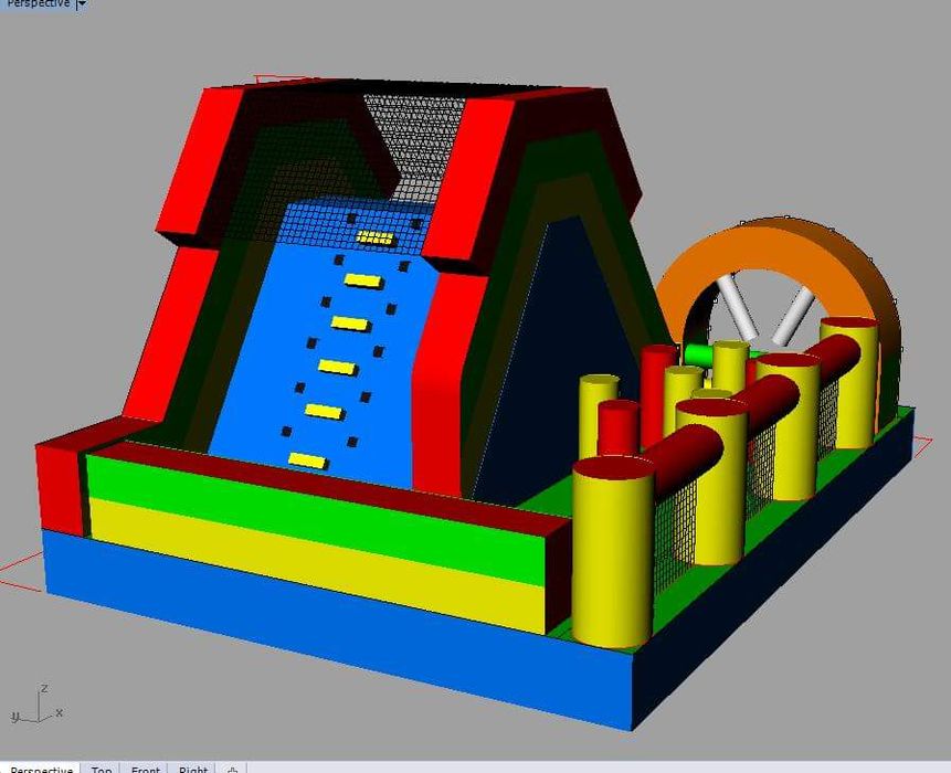 Insuflável Pista obstáculos (Novo)
