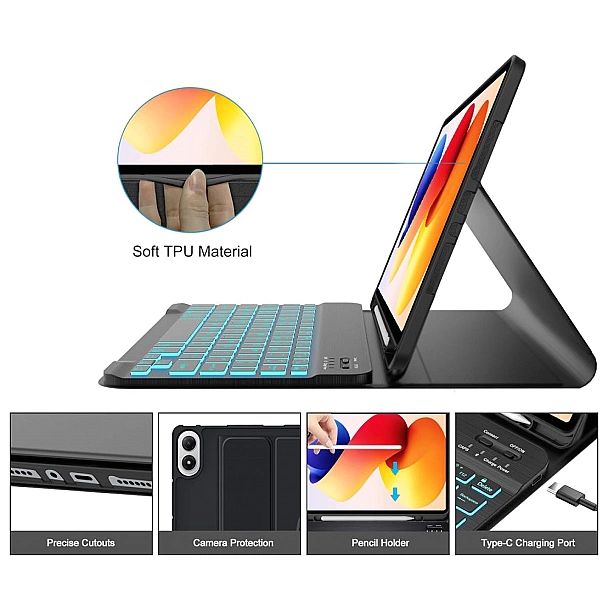Tech-Protect Sc Pen + Keyboard Xiaomi Poco Pad M1 / Redmi Pad 2 Pro 12