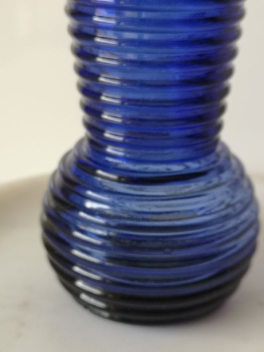 wazon kobaltowy Prądniczanka vintage