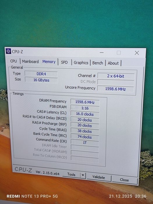 Pamięć RAM DDR4 16GB (2x8) 3200 CL16 GoodRAM IRDM X