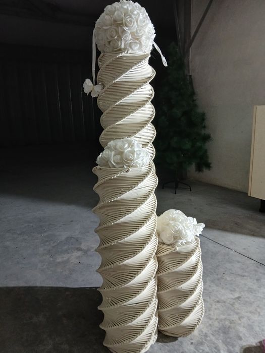 Peça decorativa realizada manualmente