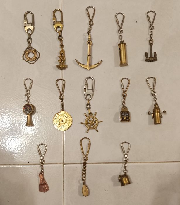 13 Lindos porta-chaves de Arte marinheiro