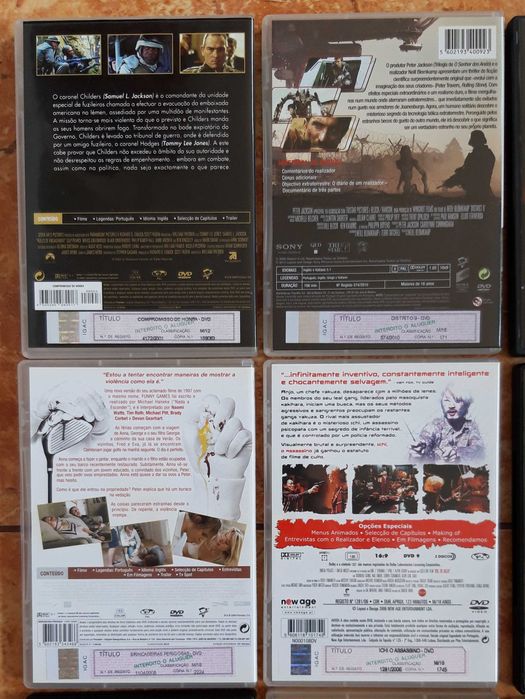 Filmes, Movies acção em formato DVD