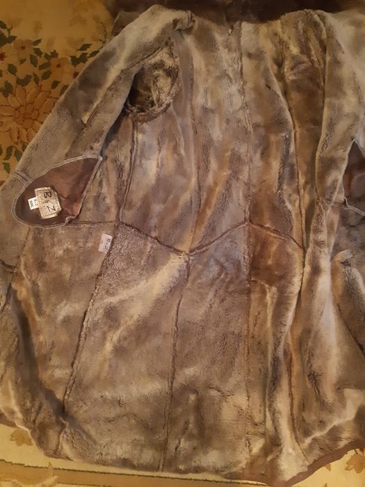 Натуральная дубленка большого размера