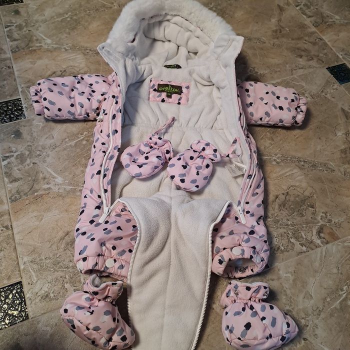 Зимовий комбенезон для дівчинки