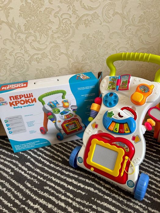 Дитячі ходунки-каталка «Перші кроки» Baby-walker