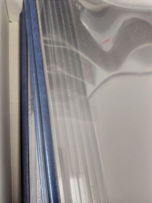 Okładki do termobindownicy Unibind Steel Crystal granatowe
