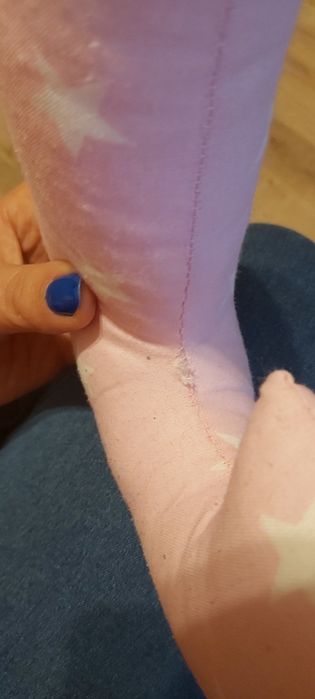 Literki imię uszyte Julka