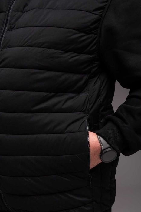 Мужская жилетка черная БАТАЛ большие размеры 64-72 утепленная