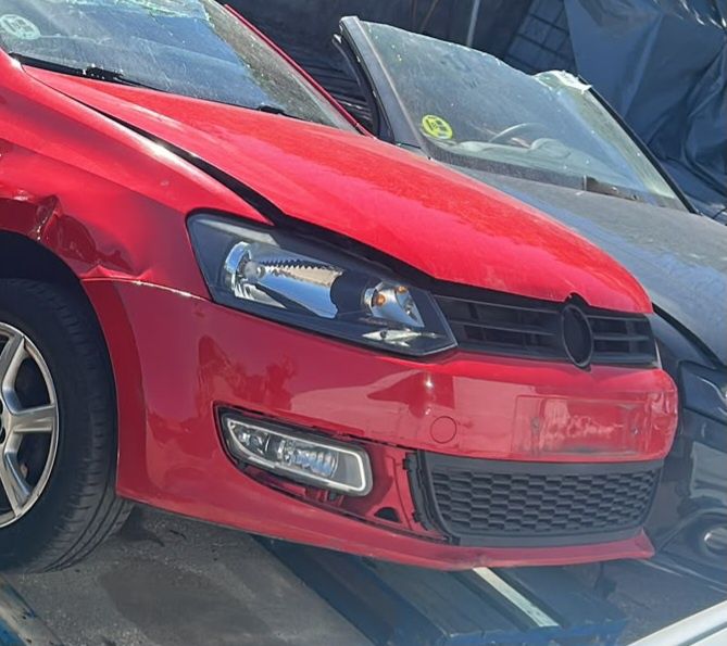 Frente completa com airbags vw polo 6r