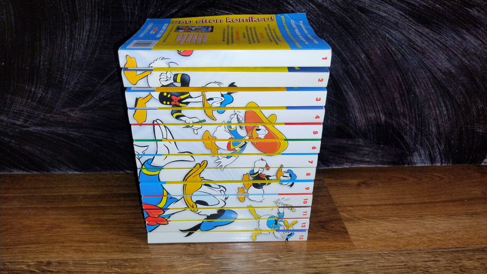 REZ WOL Komiksy Gigant Poleca 2016 zestaw 191-203 Donald stan bdb+++