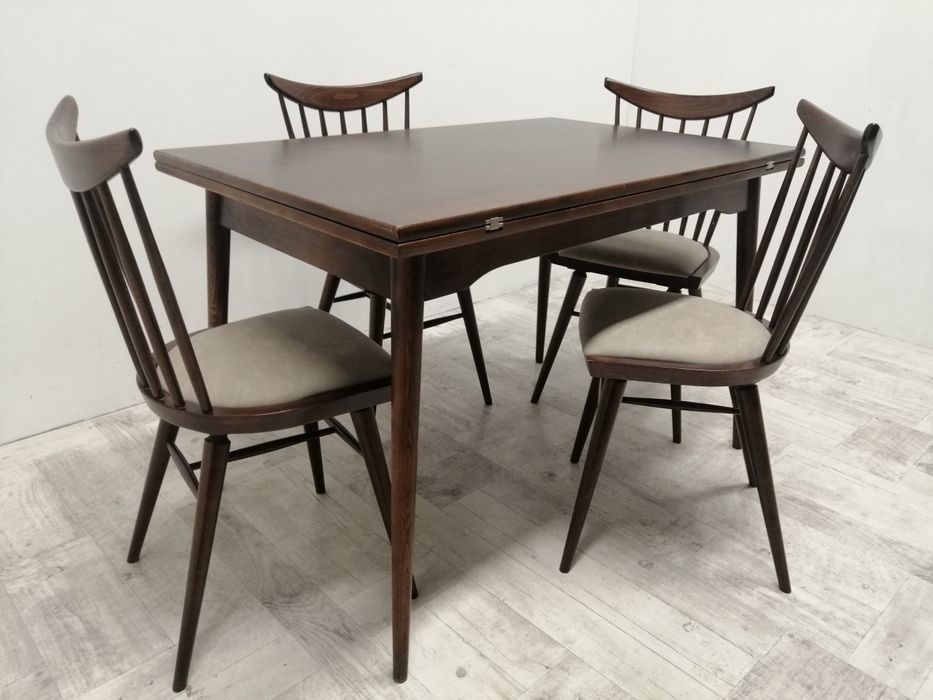 stół Tatra Interier Praga lata 70-te do salonu jadalni kuchni komplet