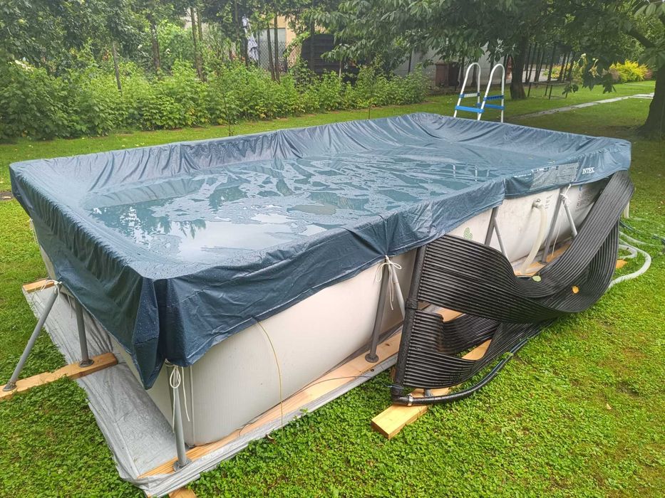 Pokrywa na basen INTEX Rama prostokątna 4,50 × 2,20m.