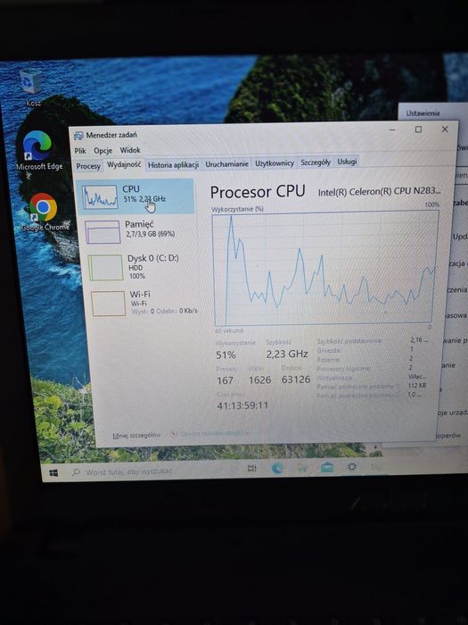 Laptop asus stan dobry