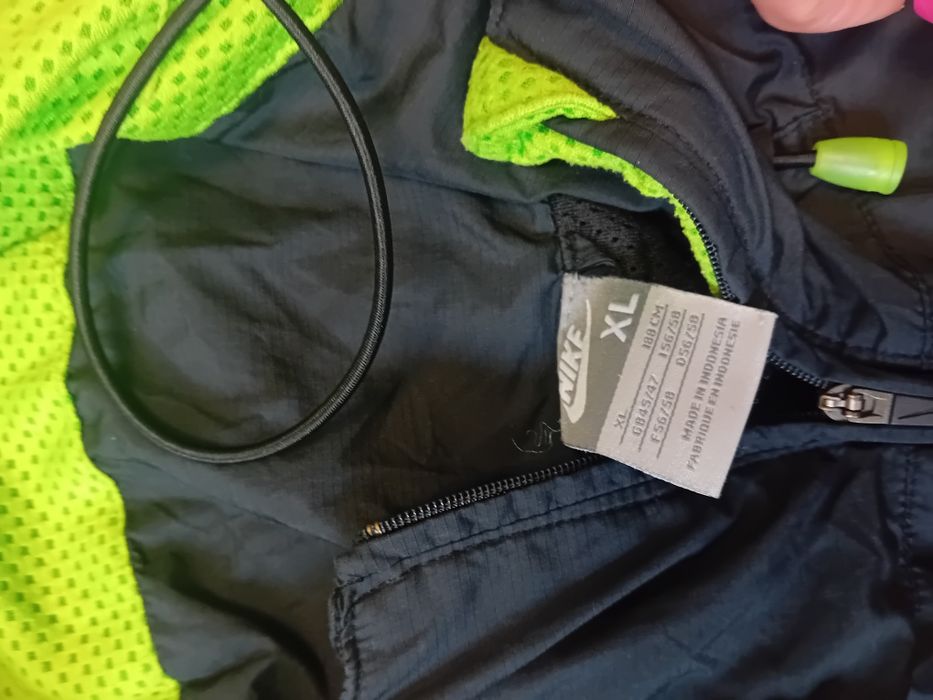 #Nike kurtka przeciwdeszczowa czarna wiatrówka XL