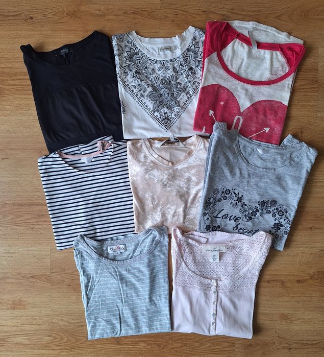 Zestaw bluzek 3/4 rękaw I długi r. S