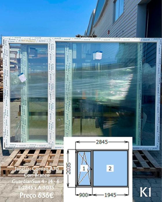 Janelas PVC Cortizo