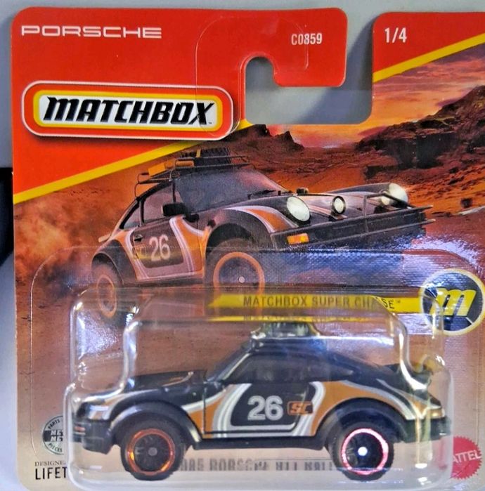 Porsche 911 rally super chase matchbox