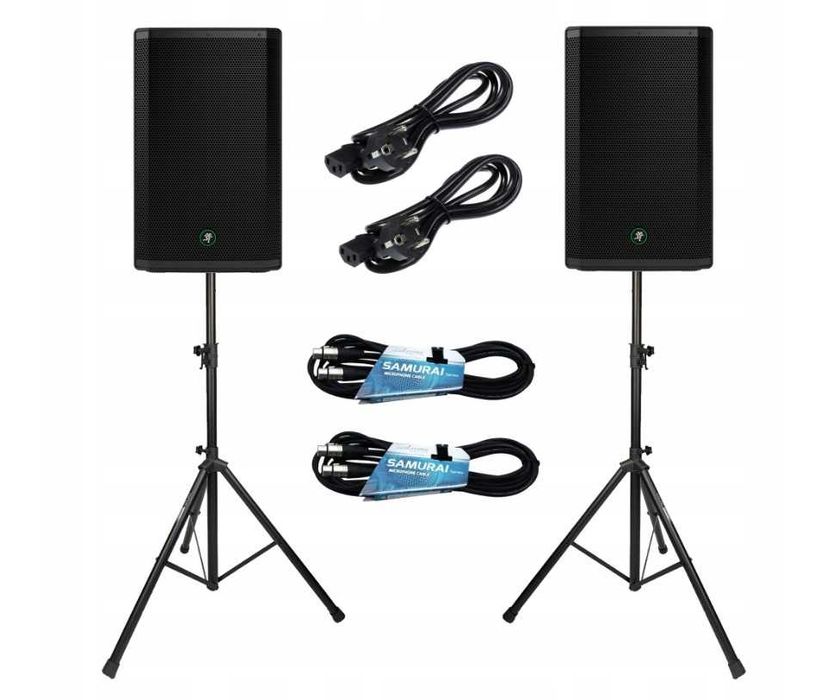 MACKIE THRASH 212 kolumny aktywne 650 W + statywy + kable