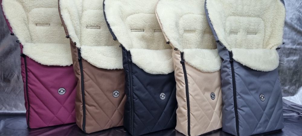 Конверт ,чохол зимовий на овчині в коляску ,сани