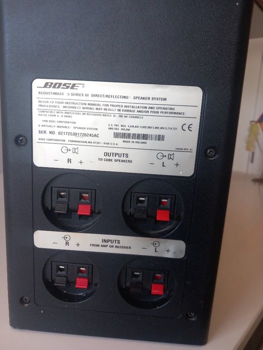 Bose Acoustimass subwoofer