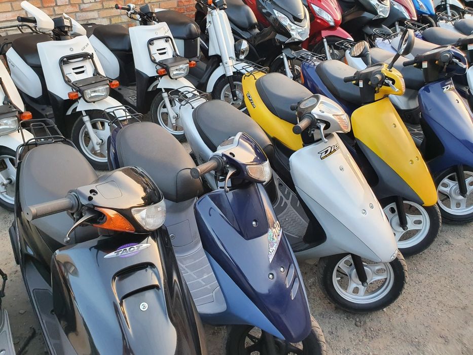 Скутер Хонда Дио 95 серый из Японии купить мопед